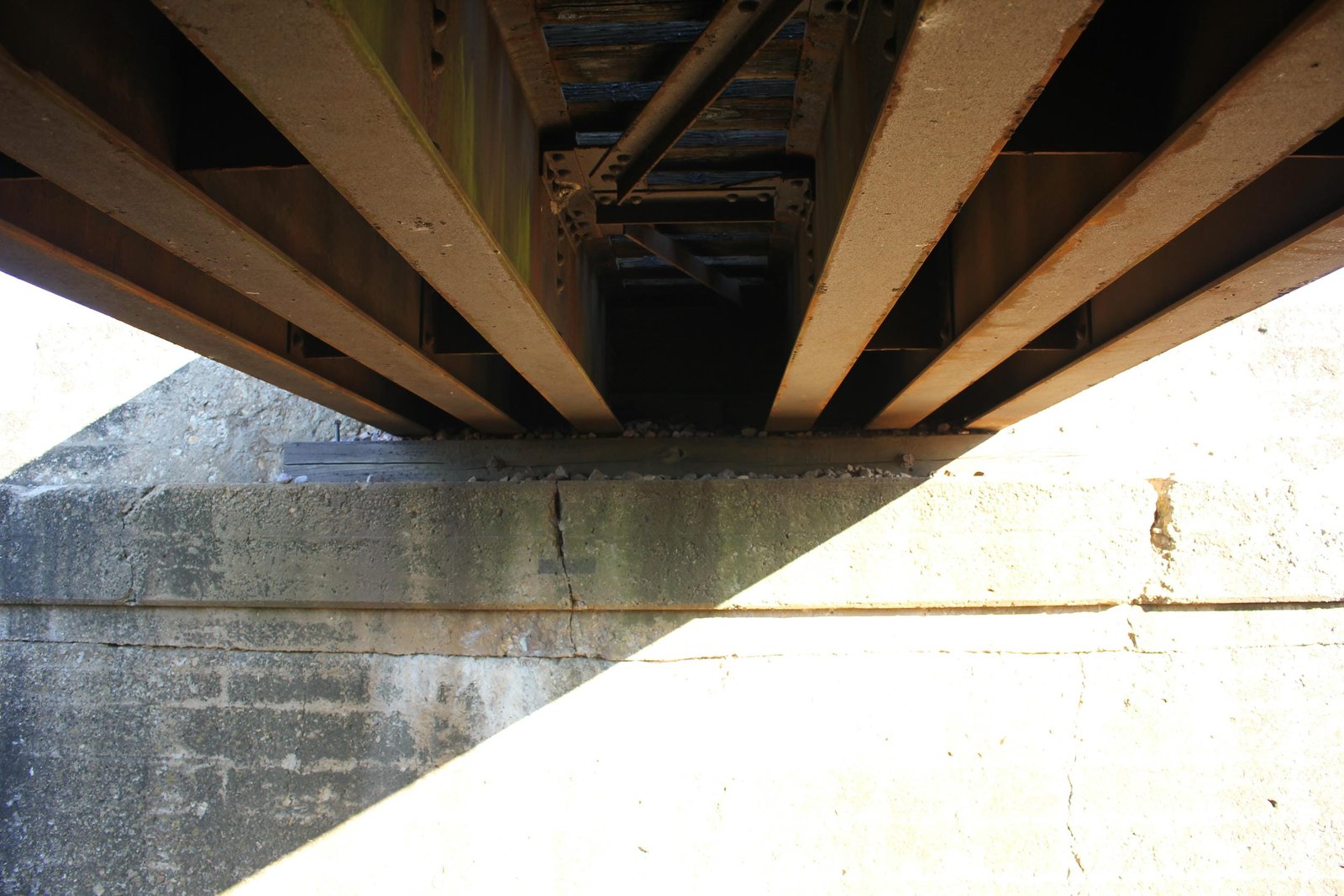 Under bridge